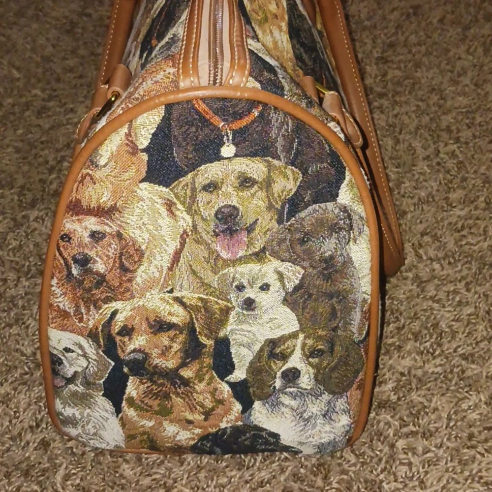 Dog Print Travel Bag/Overnight Bag ✈️